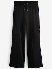 Black Side Stripe Wide Leg Trousers - Image 6 of 7