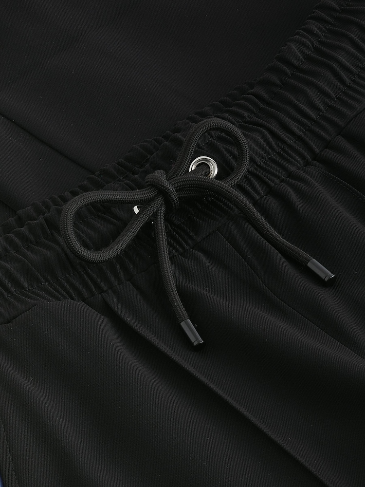 Black Side Stripe Wide Leg Trousers - Image 7 of 7 Black Side Stripe Wide Leg Trousers - Image 7 of 7