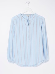FatFace Mallie Blue Stripe Shirt - Image 5 of 5