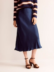 Boden Blue Cecelia Midi Skirt - Image 2 of 5