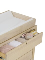 Gaia Baby Primrose Yellow Natural Ash Eos Cot & Dresser 2 Piece Nursery Furniture Set - Image 5 of 6