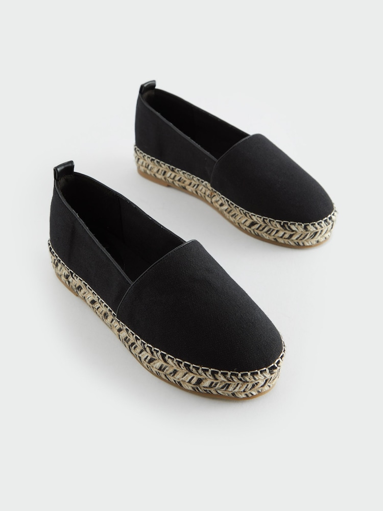 črna - Debele espadrile Forever Comfort® - Slika 2 iz 7