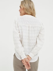FatFace Natural Poppy Embroidered Blouse - Image 2 of 6
