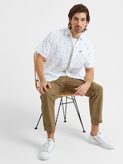Tog 24 White 100% Cotton Short Sleeve Floyd Shirt - Image 4 of 7