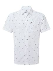 Tog 24 White 100% Cotton Short Sleeve Floyd Shirt - Image 7 of 7