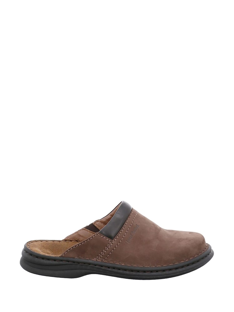 Josef Seibel Max Soft Leather Slip On Mules - Image 1 of 3