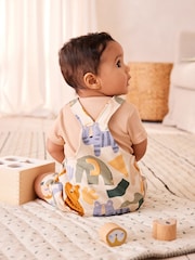 Mineral Safari Baby Jersey Dungarees and Bodysuit Set (0mths-2yrs) - Image 2 of 11
