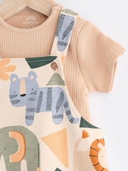 Mineral Safari Baby Jersey Dungarees and Bodysuit Set (0mths-2yrs) - Image 9 of 11