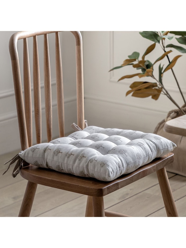 Gallery Home Set of 2 Alameda Rustic Tree Reversible Seat Pads - Image 1 of 4