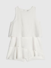 River Island White Tiered Playsuit - Image 1 of 4