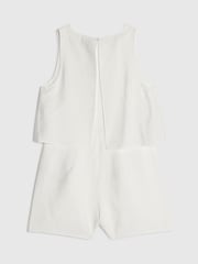 River Island White Tiered Playsuit - Image 2 of 4