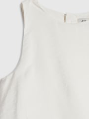 River Island White Tiered Playsuit - Image 4 of 4