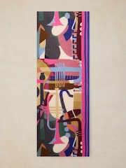 White Stuff Blue Mia Midweight Printed Scarf - Image 2 of 3