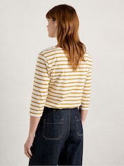 Seasalt Cornwall Yellow Sailor Top - Image 2 of 5