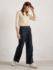 Seasalt Cornwall Yellow Sailor Top - Image 3 of 5