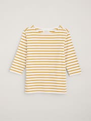 Seasalt Cornwall Yellow Sailor Top - Image 4 of 5