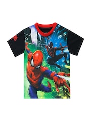 Character Black Spider-Man Short Sleeve T-Shirt - Image 1 of 6