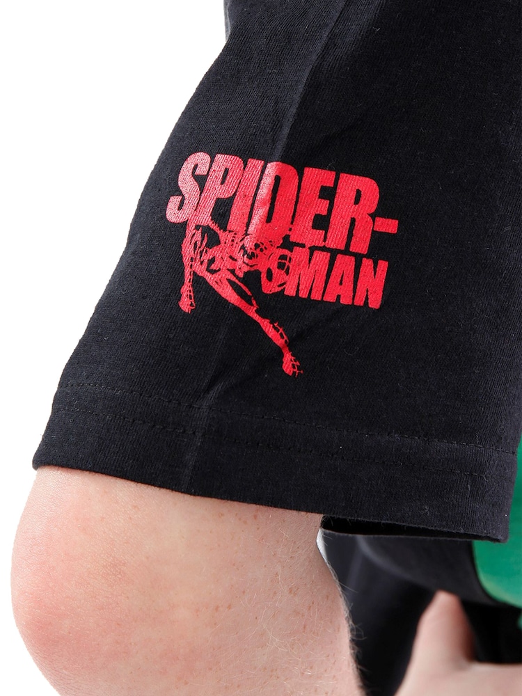 Character Black Spider-Man Short Sleeve T-Shirt - Image 6 of 6