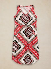 White Stuff Red Heidi Jersey Dress - Image 5 of 6