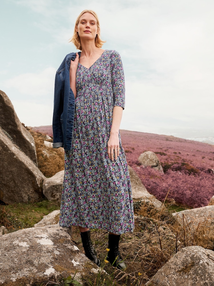 Seasalt Cornwall Blue Maggie Dress - Image 1 of 9