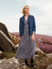 Seasalt Cornwall Blue Maggie Dress - Image 2 of 9