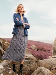 Seasalt Cornwall Blue Maggie Dress - Image 3 of 9