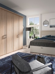 Wiemann Holm Oak Torquay Wood Semi Fitted 4 Door Wardrobe - Image 1 of 4
