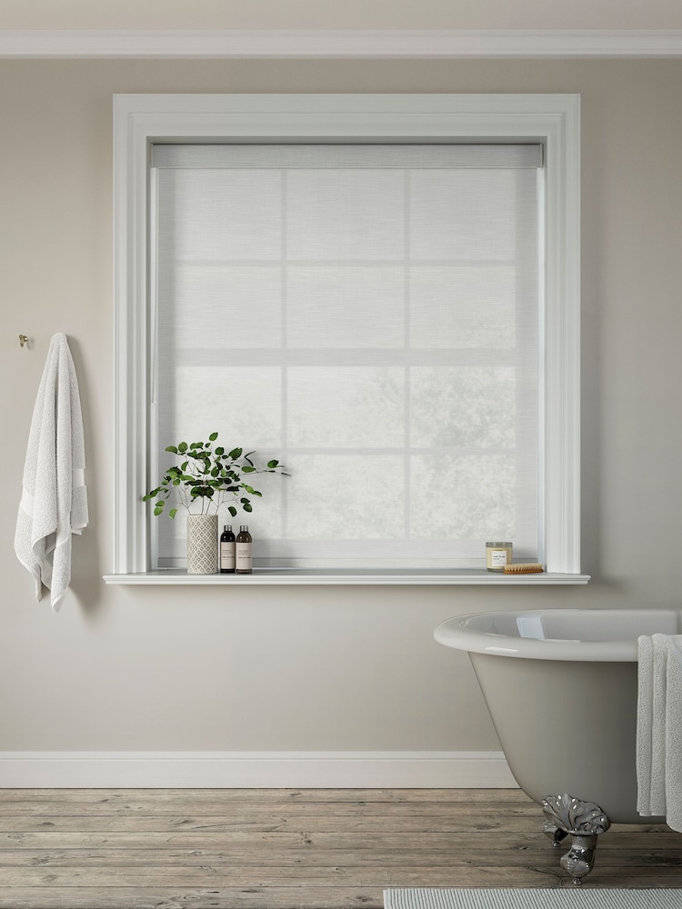 Dusk Grey Knots Made to Measure Roller Blind - Image 2 of 6