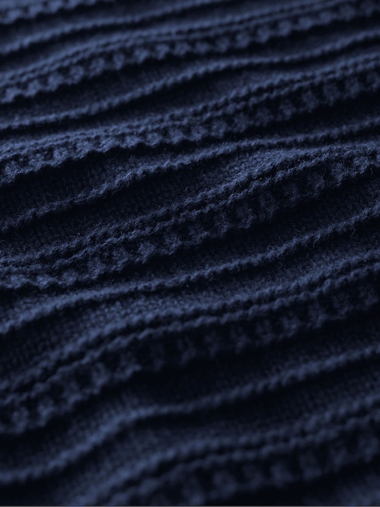 Seasalt Cornwall Blue Tepel Knitted Vest - Image 7 of 7