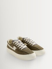 Stepney Workers Club Green Dellow S-Strike Classic Cupsole Trainers - Image 2 of 4