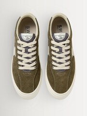 Stepney Workers Club Green Dellow S-Strike Classic Cupsole Trainers - Image 3 of 4
