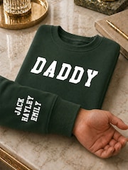 Personalised Daddy, Dad, Grampa, Grampy, Stepdad or Grandfather Sweatshirt by Loveabode - Image 1 of 4