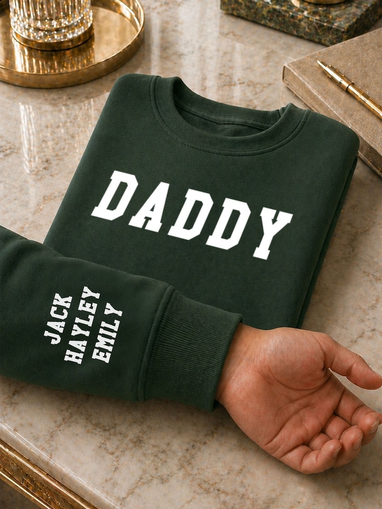 Personalised Daddy, Dad, Grampa, Grampy, Stepdad or Grandfather Sweatshirt by Loveabode - Image 1 of 4