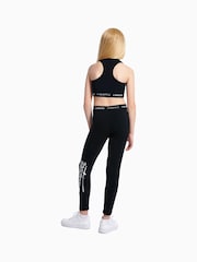 Pineapple Black Script Crop Top - Image 2 of 7