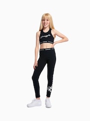 Pineapple Black Script Crop Top - Image 3 of 7