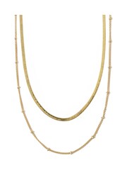 Orelia London Satellite Flat Snake Layered Chain - Image 1 of 2