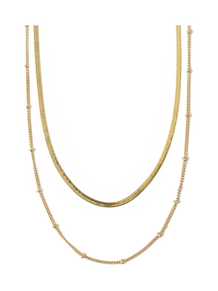 Orelia London Satellite Flat Snake Layered Chain - Image 1 of 2