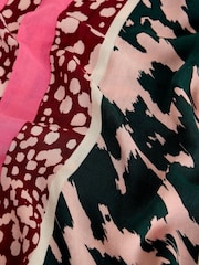 White Stuff Natural Sophie Printed Scarf - Image 3 of 3