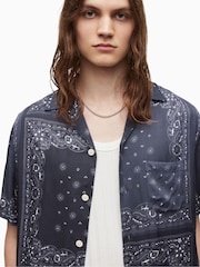 AllSaints Tikal Black Shirt - Image 5 of 7