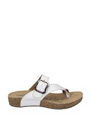 Josef Seibel Tonga White Sandals - Image 1 of 5