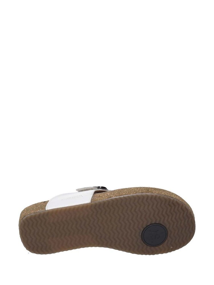 Josef Seibel Tonga White Sandals - Image 5 of 5 Josef Seibel Tonga White Sandals - Image 5 of 5