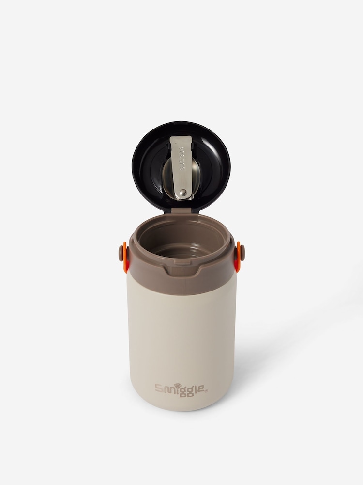 Smiggle Black Smiggler Large Food Flask Lunch Bag - Image 2 of 3 Smiggle Black Smiggler Large Food Flask Lunch Bag - Image 2 of 3