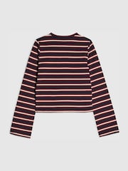 River Island Blue Stripe Cardigan - Image 2 of 4