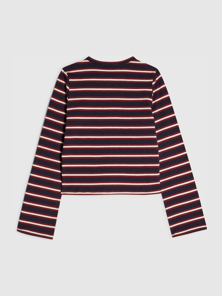 River Island Blue Stripe Cardigan - Image 2 of 4