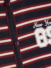 River Island Blue Stripe Cardigan - Image 3 of 4
