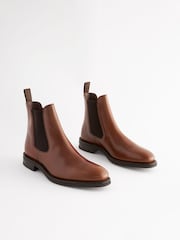 Brown Loake For Next Leather Chelsea Boots - Image 1 of 6