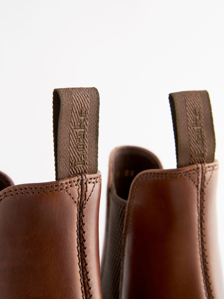 Brown Loake For Next Leather Chelsea Boots - Image 6 of 6