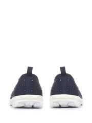 Pavers Blue Wide Fit Pavers Lightweight Slip On Pumps - Image 3 of 5