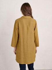Seasalt Cornwall Yellow Tide Clock Three Quarter Sleeve Tunic - Image 3 of 5
