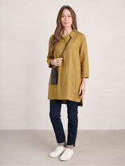Seasalt Cornwall Yellow Tide Clock Three Quarter Sleeve Tunic - Image 5 of 5